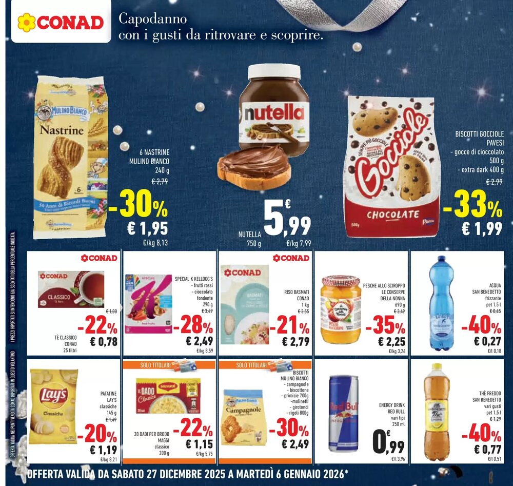 Volantino promozionale Conad  valide dal 26/12/2025 - Pagina 26.