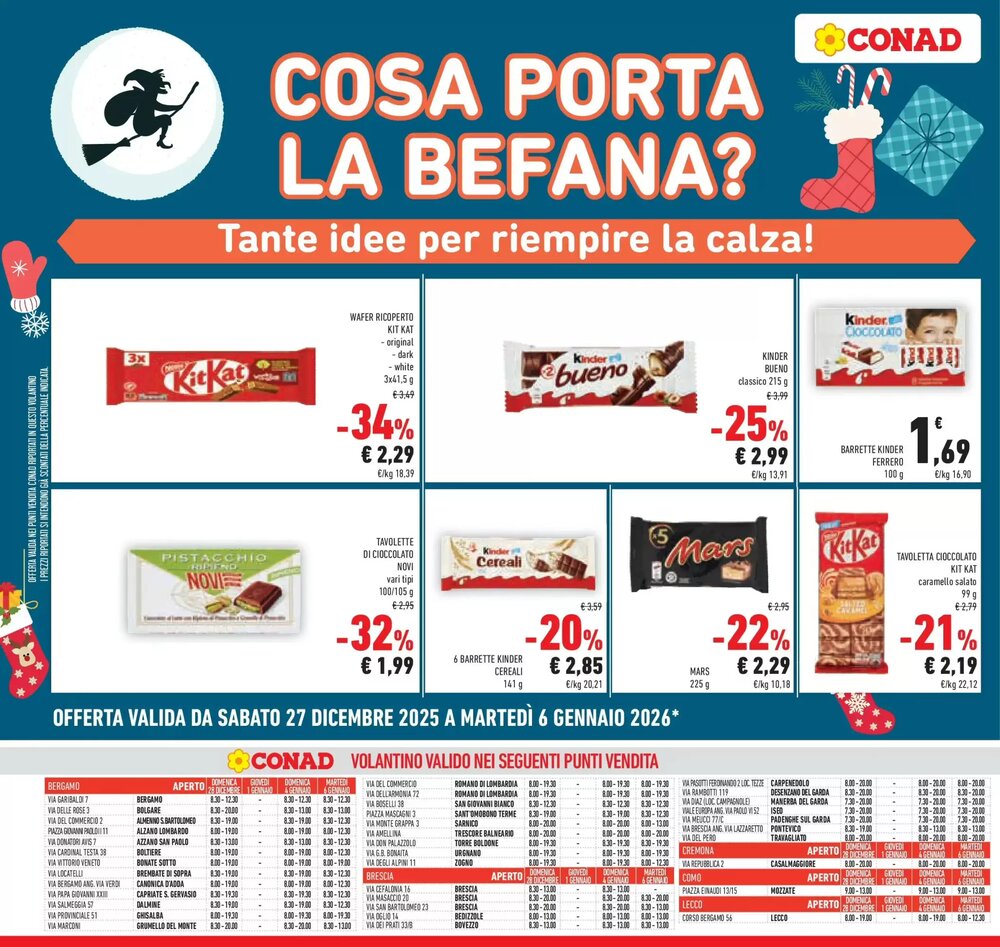 Volantino promozionale Conad  valide dal 26/12/2025 - Pagina 28.