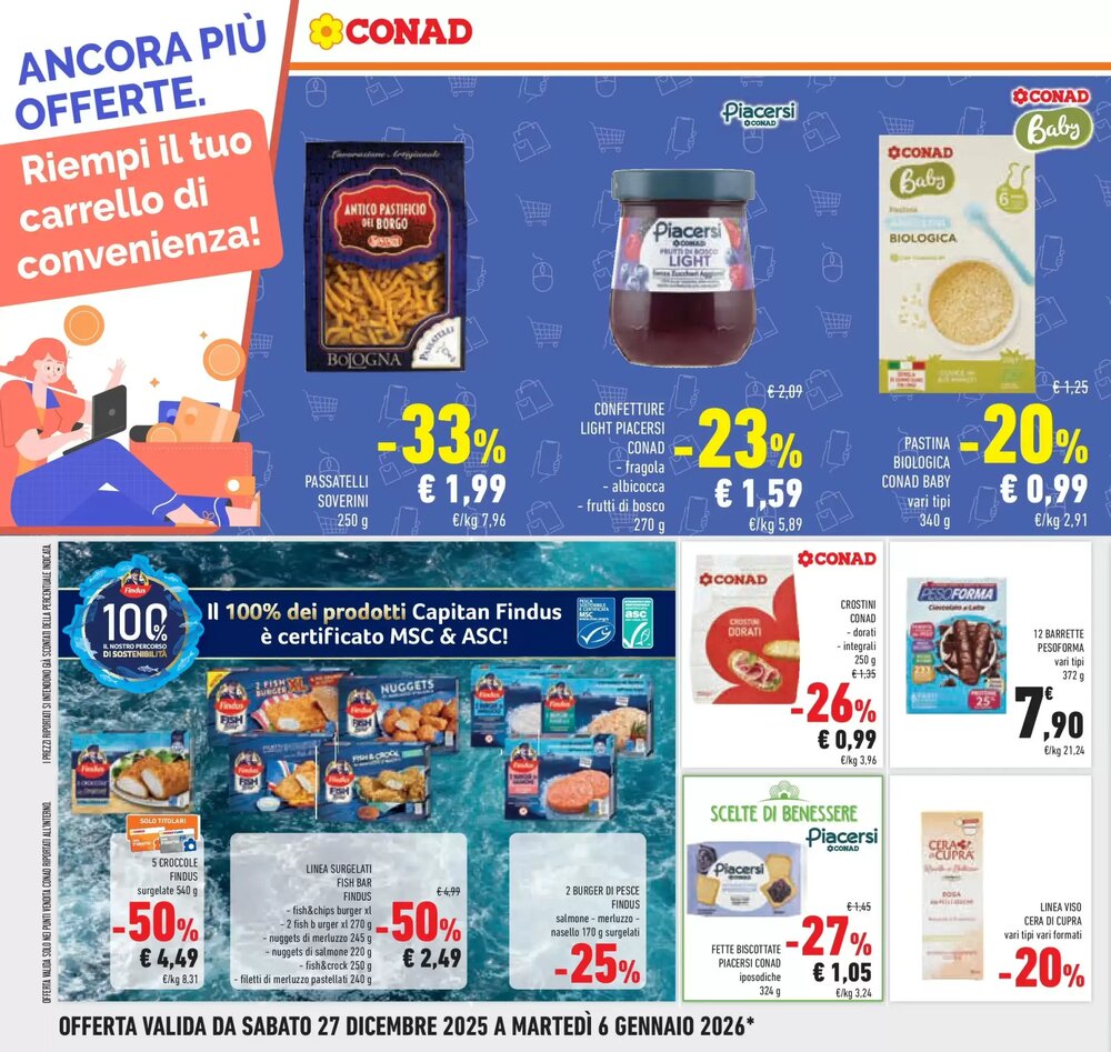 Volantino promozionale Conad  valide dal 26/12/2025 - Pagina 32.