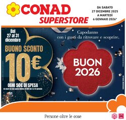 Volantino promozionale Conad Superstore  valide dal 26/12/2025