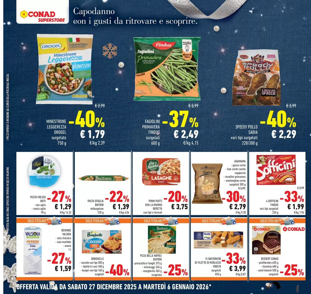 Volantino promozionale Conad Superstore  valide dal 26/12/2025 - Pagina 26.
