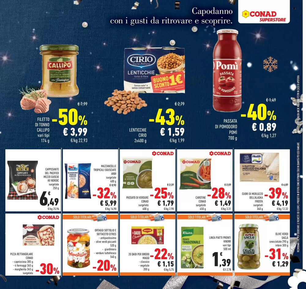 Volantino promozionale Conad Superstore  valide dal 26/12/2025 - Pagina 27.