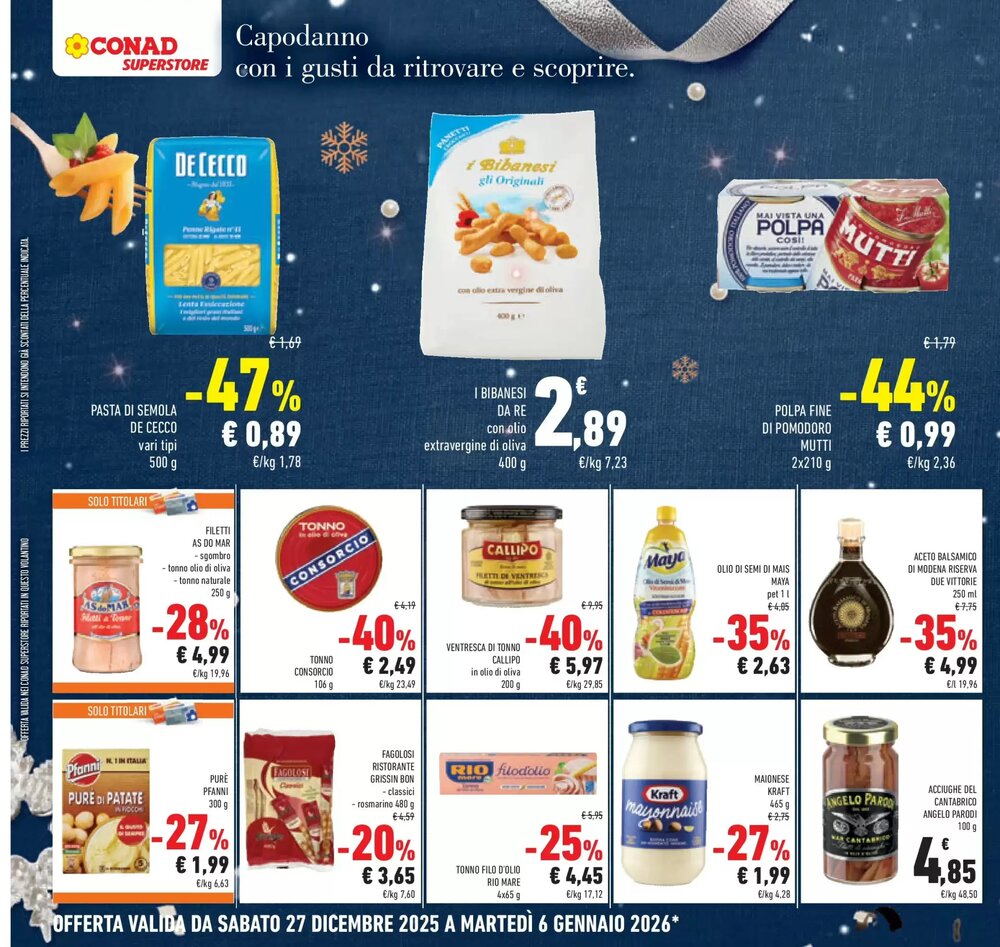 Volantino promozionale Conad Superstore  valide dal 26/12/2025 - Pagina 28.