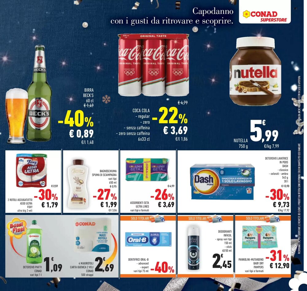 Volantino promozionale Conad Superstore  valide dal 26/12/2025 - Pagina 31.