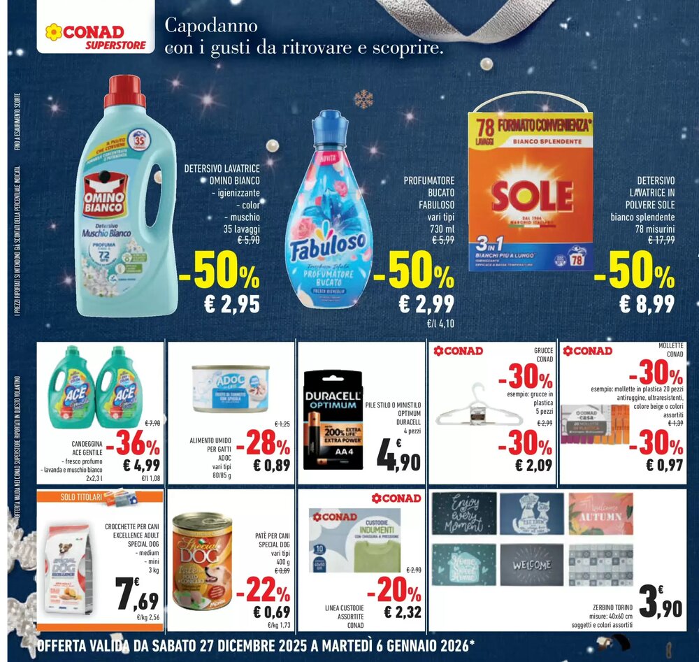 Volantino promozionale Conad Superstore  valide dal 26/12/2025 - Pagina 32.