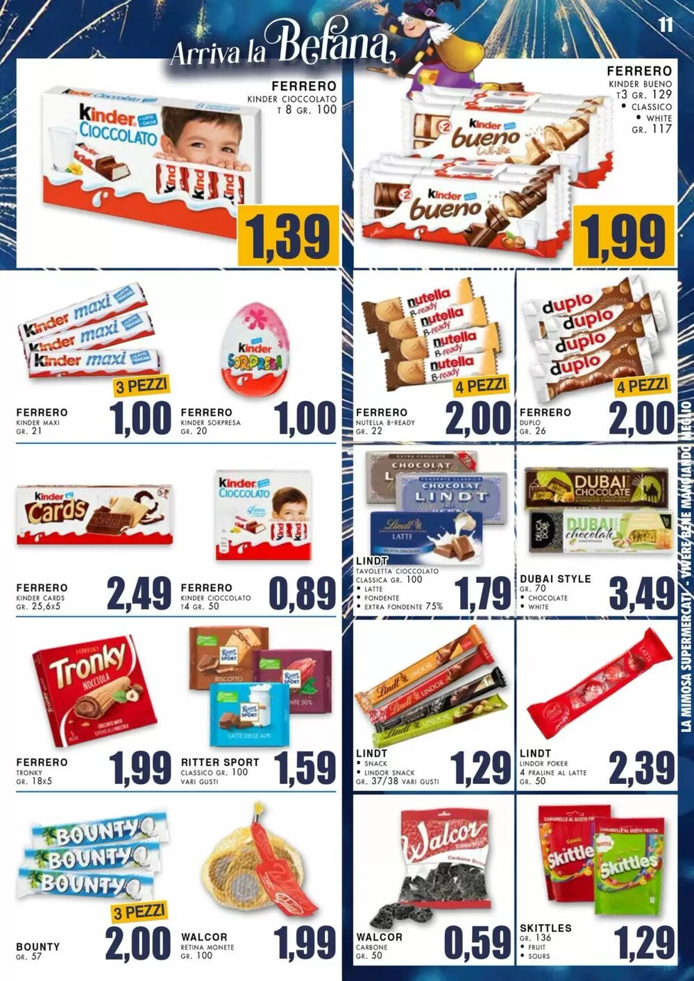 Volantino promozionale La Mimosa Supermercati  valide dal 26/12/2025 - Pagina 11.