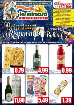 Volantino promozionale La Mimosa Supermercati  valide dal 26/12/2025