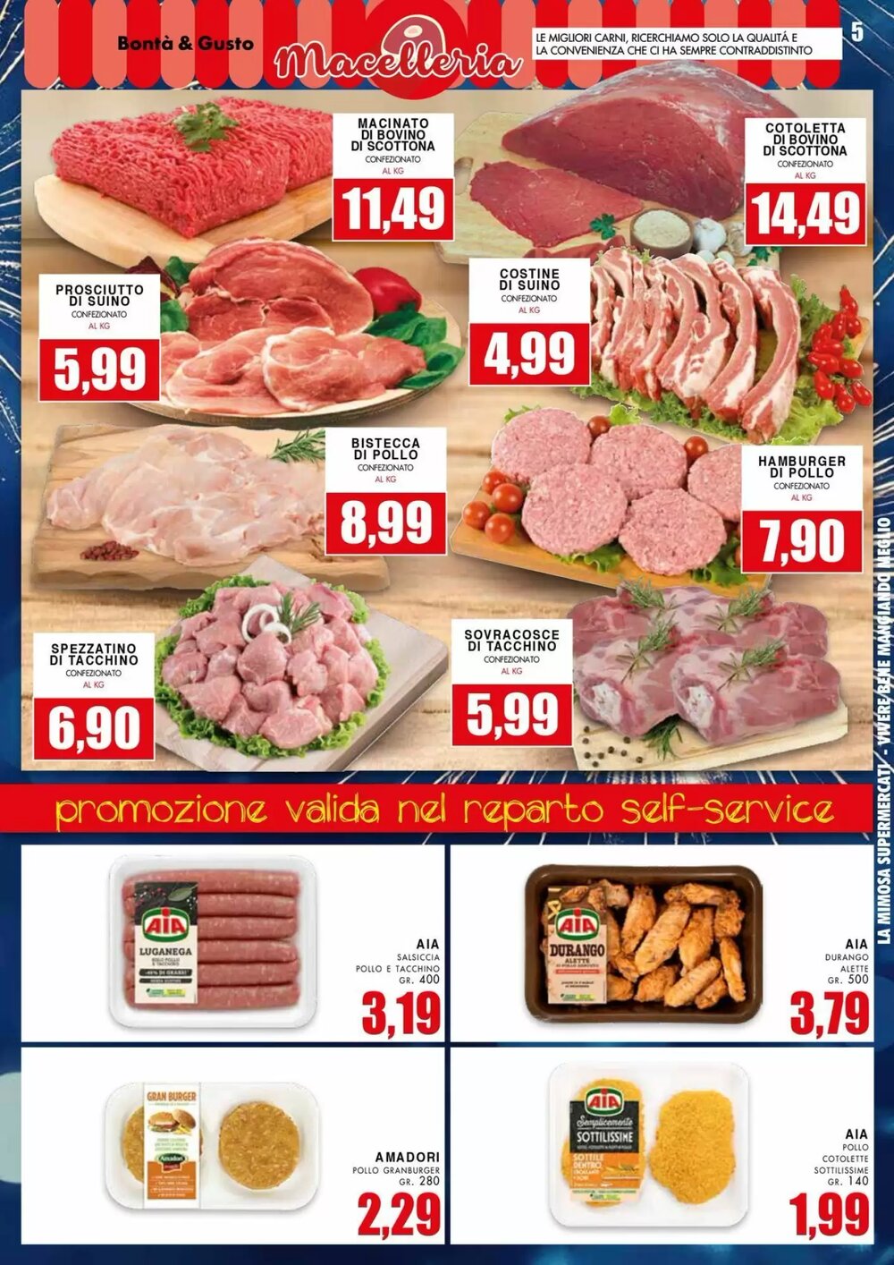 Volantino promozionale La Mimosa Supermercati  valide dal 26/12/2025 - Pagina 5.