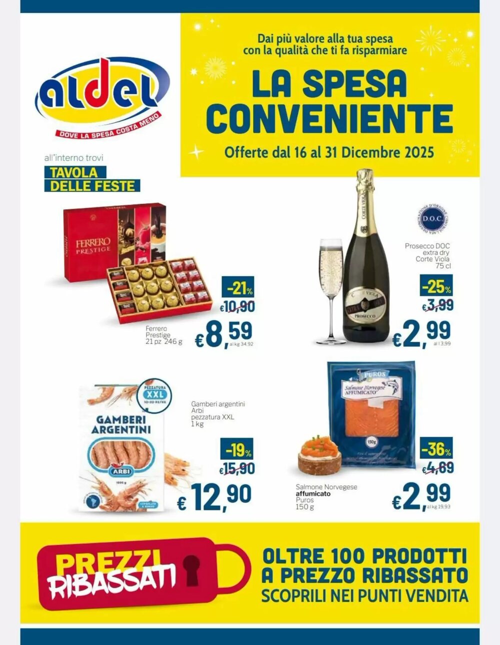 Volantino promozionale Aldel Discount  valide dal 26/12/2025 - Pagina 1.