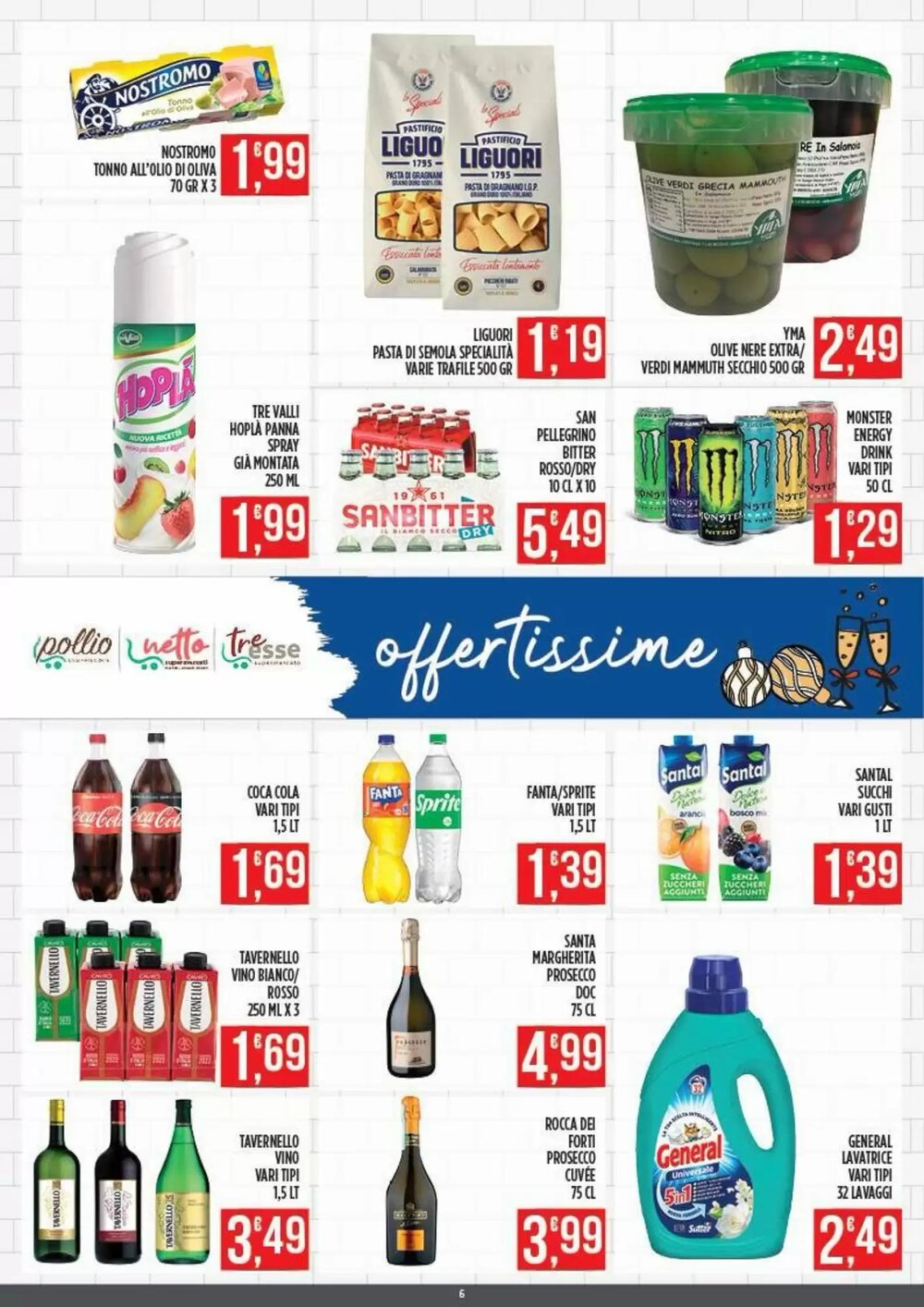 Volantino promozionale Supermercato Pollio  valide dal 26/12/2025 - Pagina 6.
