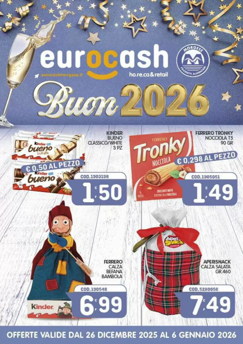 Volantino promozionale Eurocash  valide dal 26/12/2025 - Pagina 1.