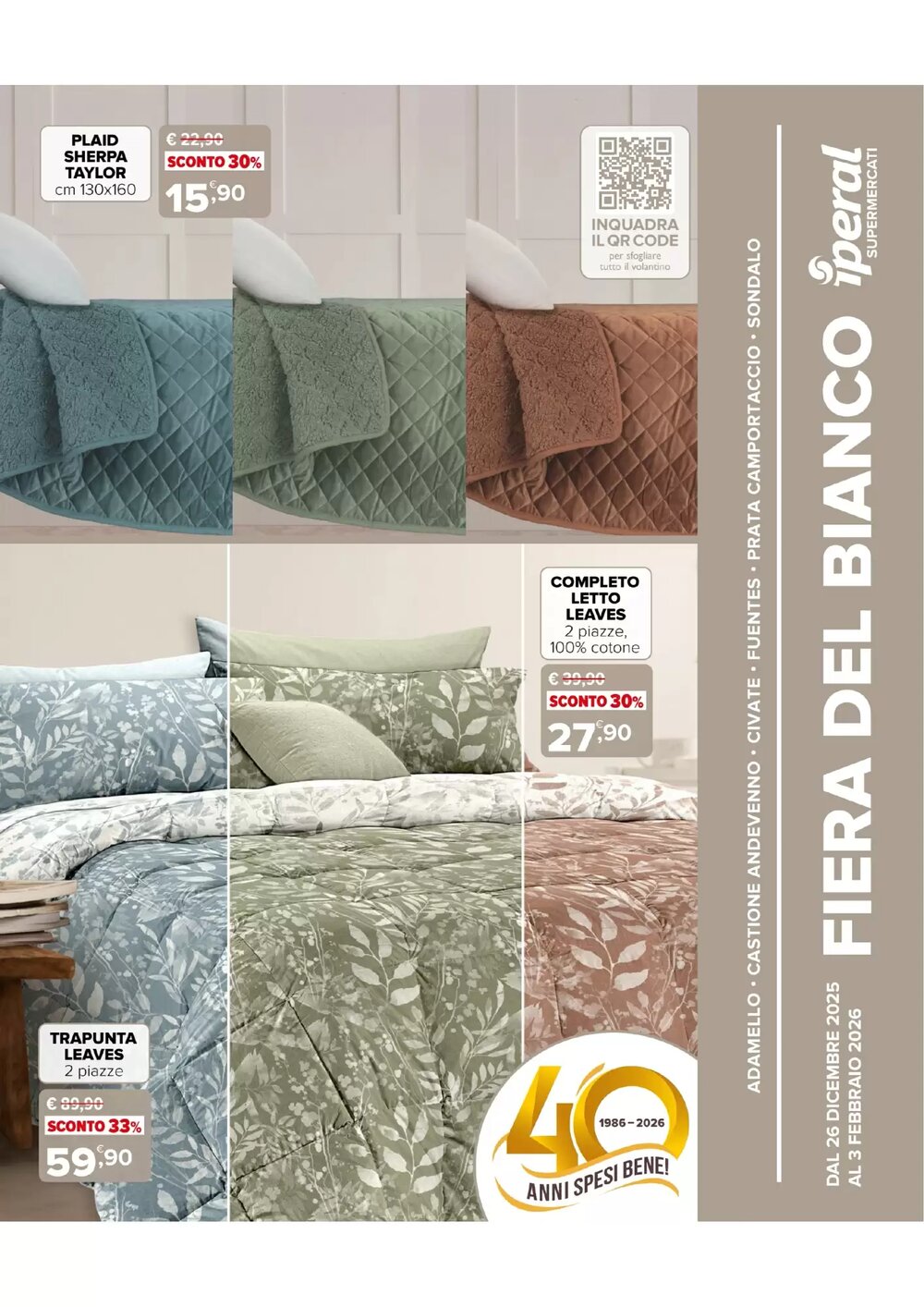 Volantino promozionale Iperal  valide dal 26/12/2025 - Pagina 1.