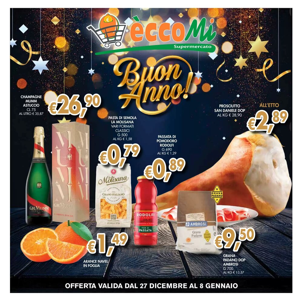 Volantino promozionale èccoMI  valide dal 27/12/2025 - Pagina 1.