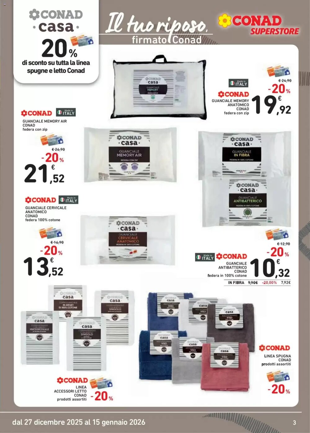 Volantino promozionale Conad Superstore  valide dal 27/12/2025 - Pagina 3.