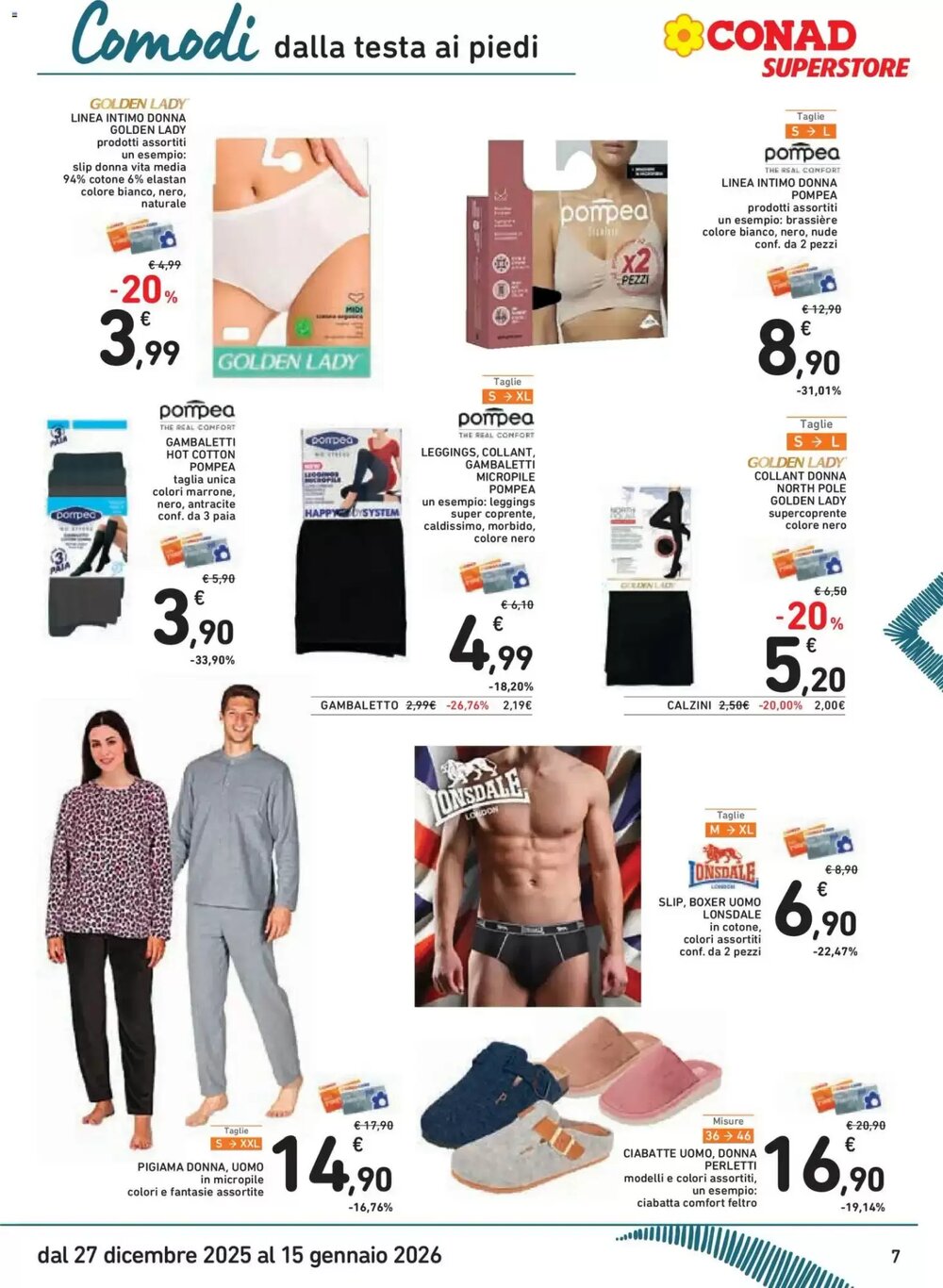 Volantino promozionale Conad Superstore  valide dal 27/12/2025 - Pagina 7.