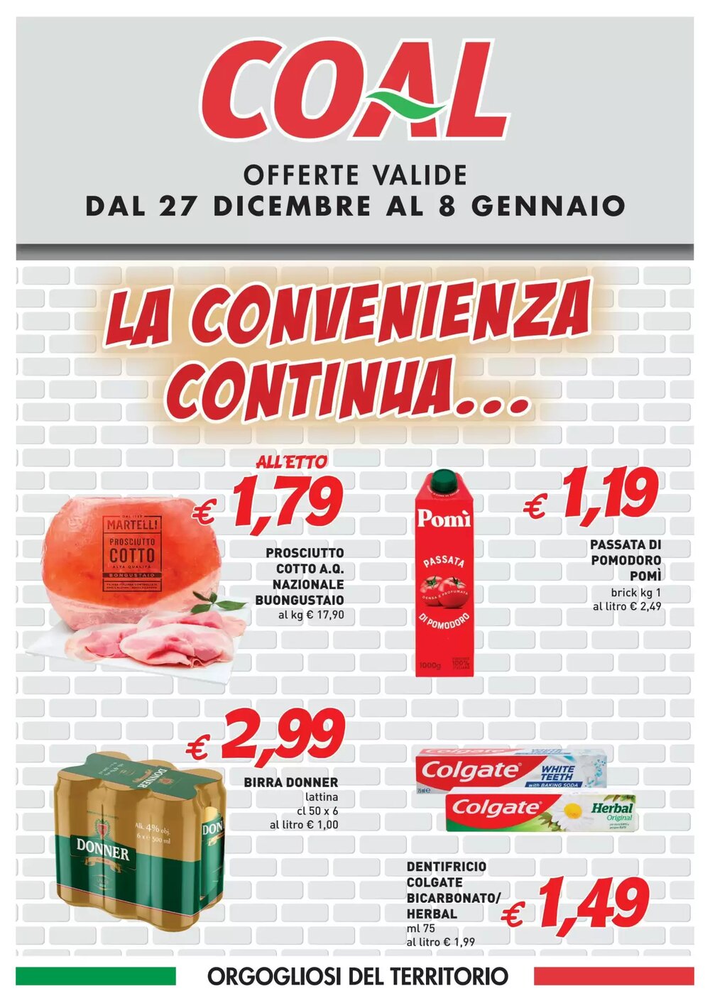 Volantino promozionale Coal  valide dal 27/12/2025 - Pagina 1.