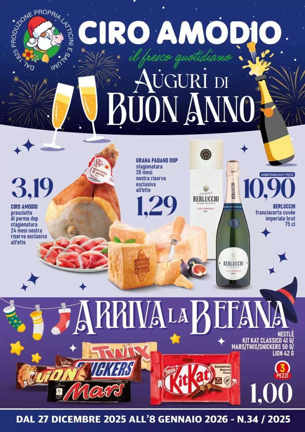 Volantino promozionale Ciro Amodio  valide dal 27/12/2025 - Pagina 1.