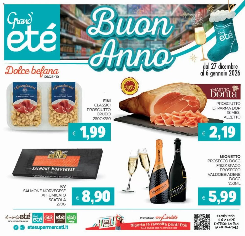 Volantino promozionale Eté  valide dal 27/12/2025 - Pagina 1.