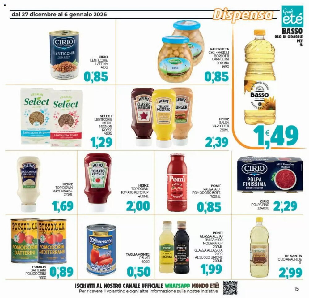 Volantino promozionale Eté  valide dal 27/12/2025 - Pagina 15.
