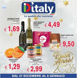 Volantino promozionale D'Italy  valide dal 27/12/2025