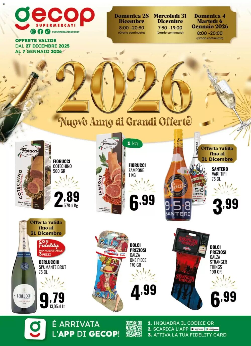 Volantino promozionale Gecop  valide dal 27/12/2025 - Pagina 1.