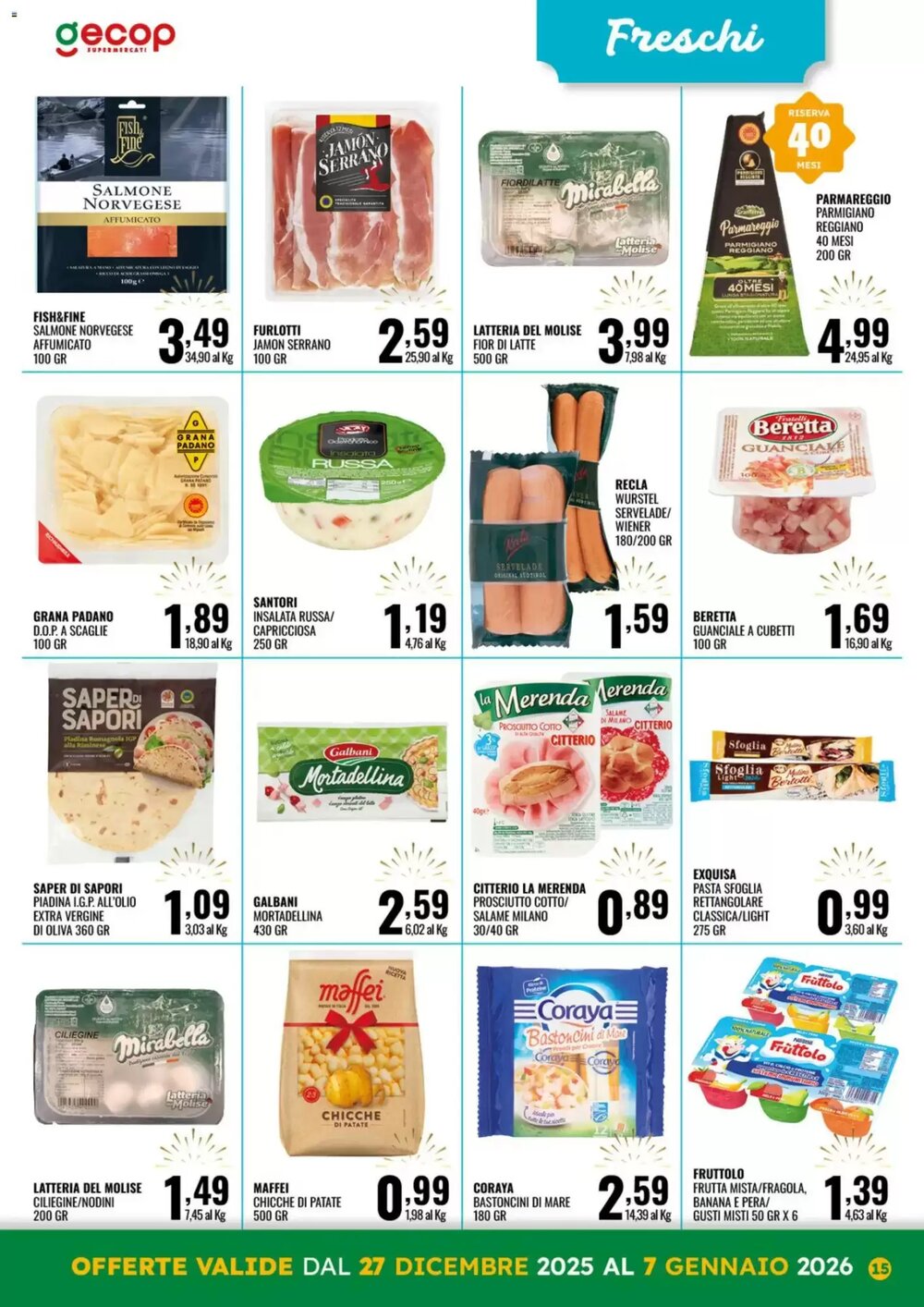 Volantino promozionale Gecop  valide dal 27/12/2025 - Pagina 15.