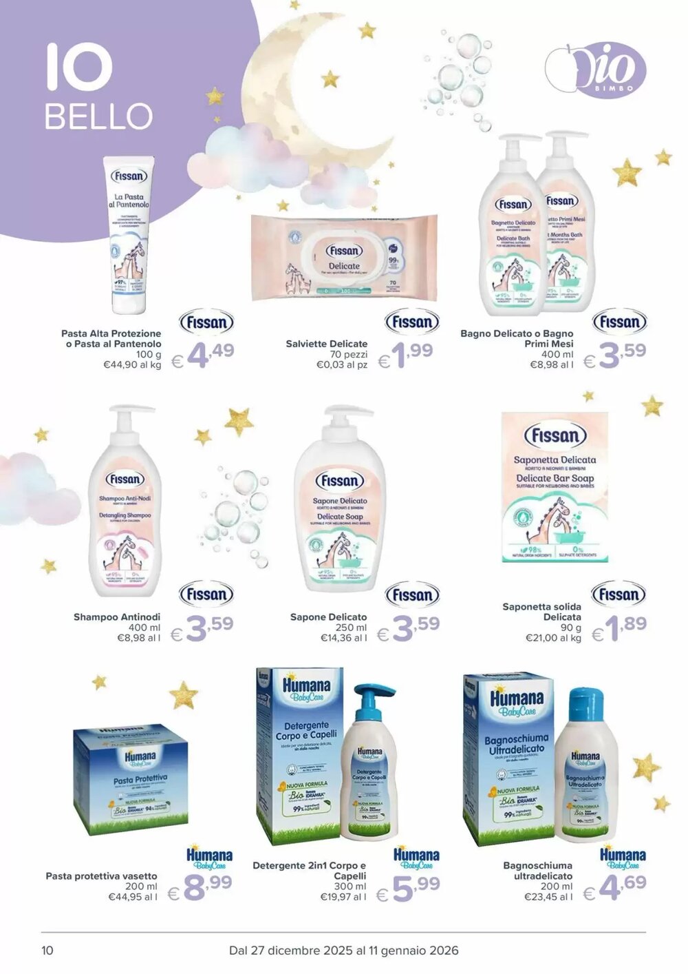 Volantino promozionale Io Bimbo  valide dal 27/12/2025 - Pagina 10.