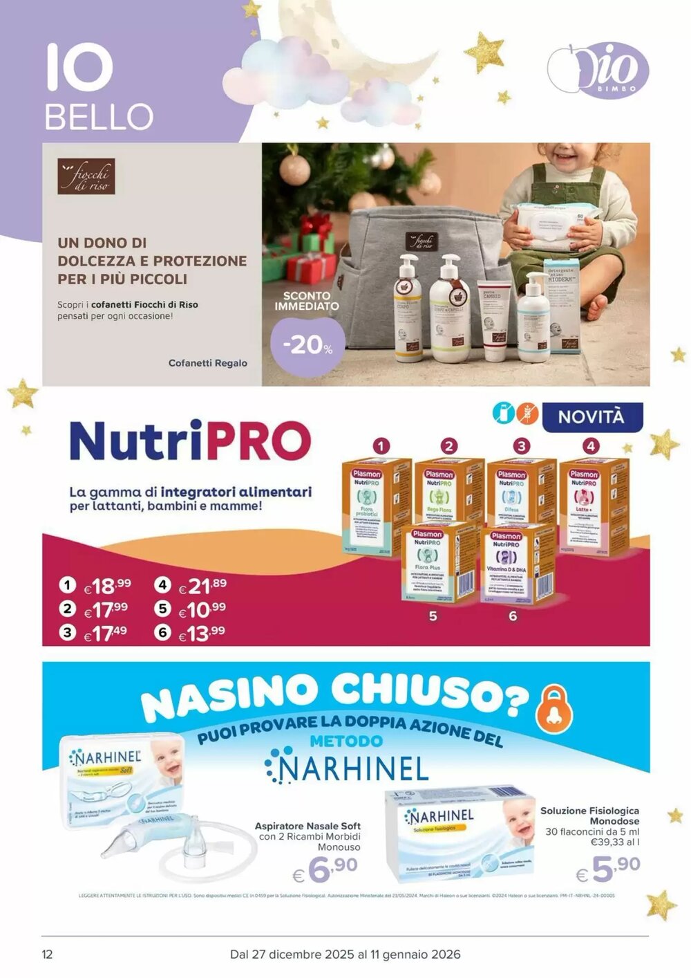 Volantino promozionale Io Bimbo  valide dal 27/12/2025 - Pagina 12.