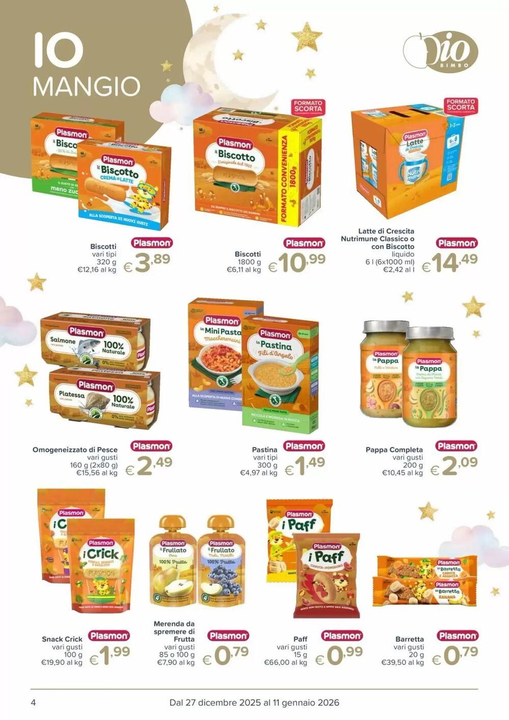 Volantino promozionale Io Bimbo  valide dal 27/12/2025 - Pagina 4.