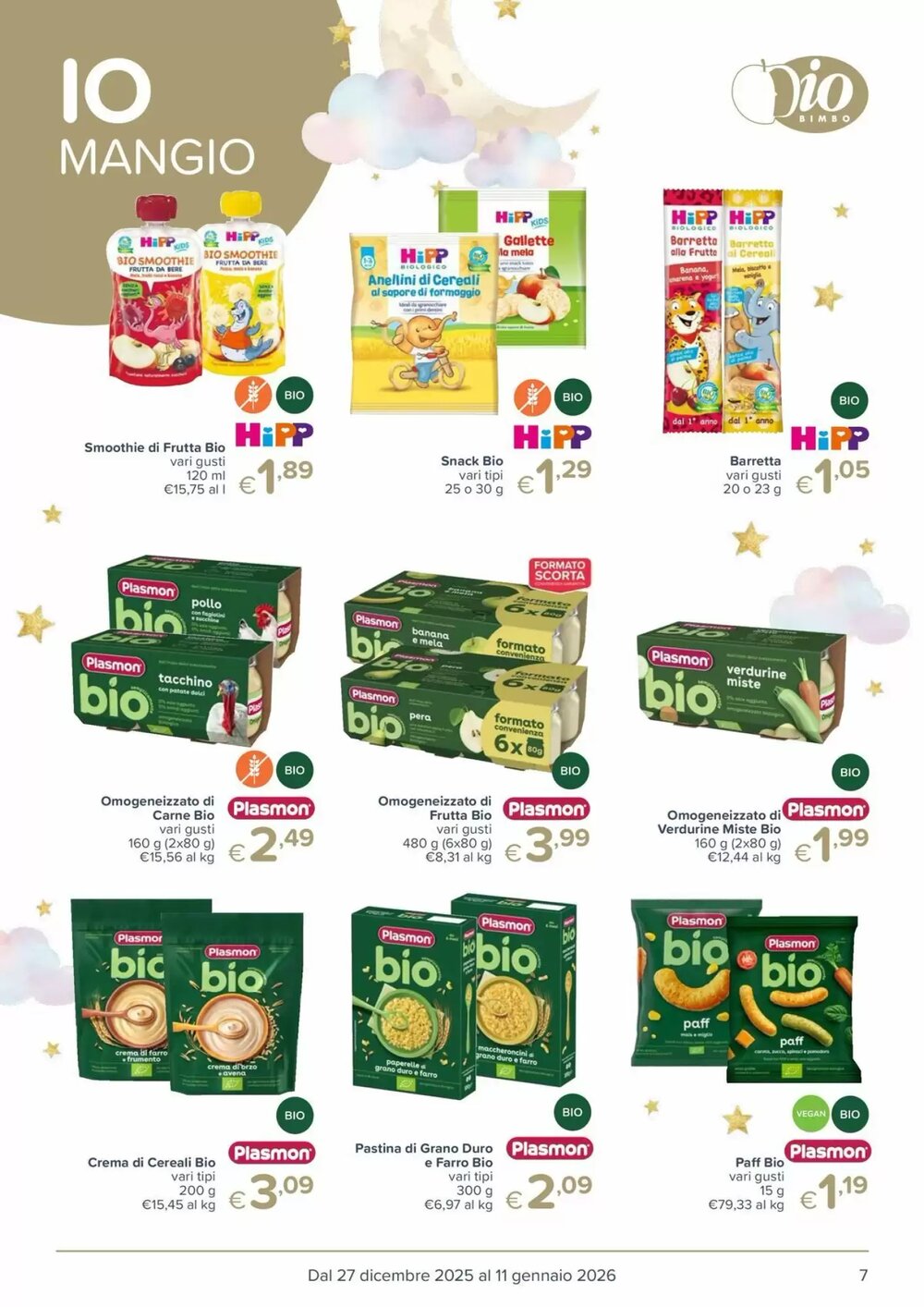 Volantino promozionale Io Bimbo  valide dal 27/12/2025 - Pagina 7.