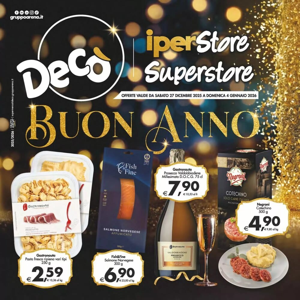 Volantino promozionale Deco Market  valide dal 27/12/2025 - Pagina 1.