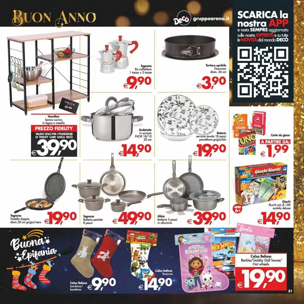 Volantino promozionale Deco Market  valide dal 27/12/2025 - Pagina 34.