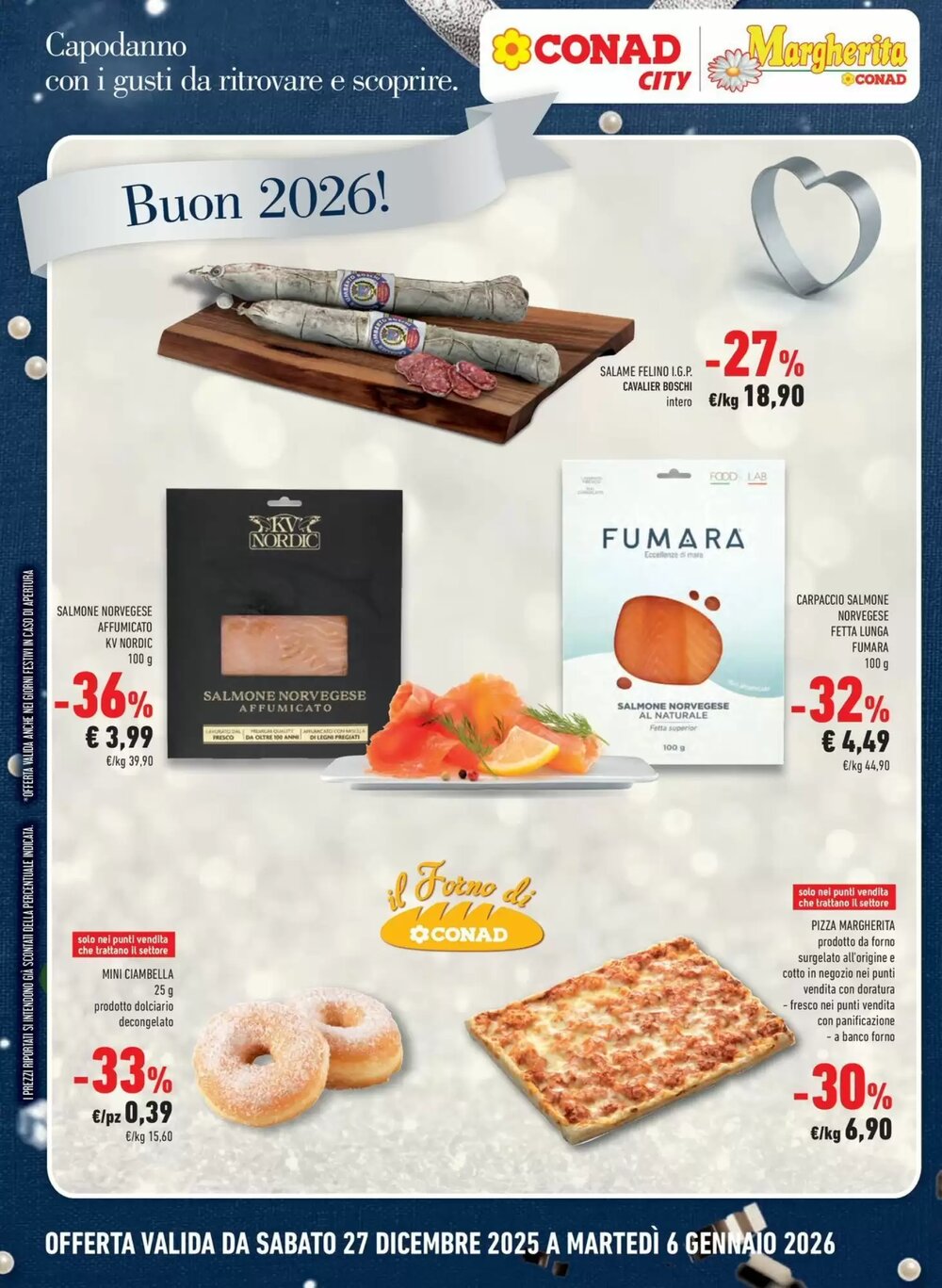Volantino promozionale Conad Margherita  valide dal 27/12/2025 - Pagina 10.