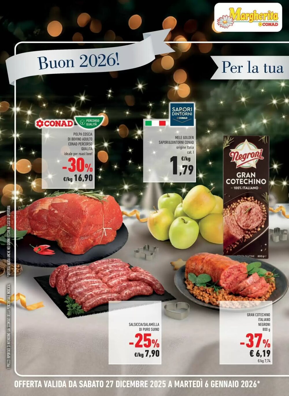 Volantino promozionale Conad Margherita  valide dal 27/12/2025 - Pagina 4.