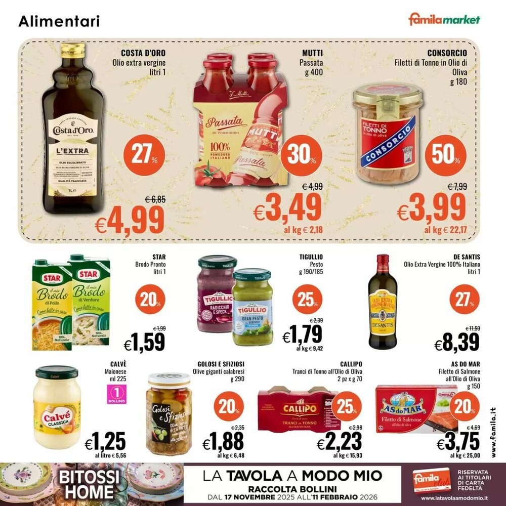 Volantino promozionale Famila Market  valide dal 27/12/2025 - Pagina 17.