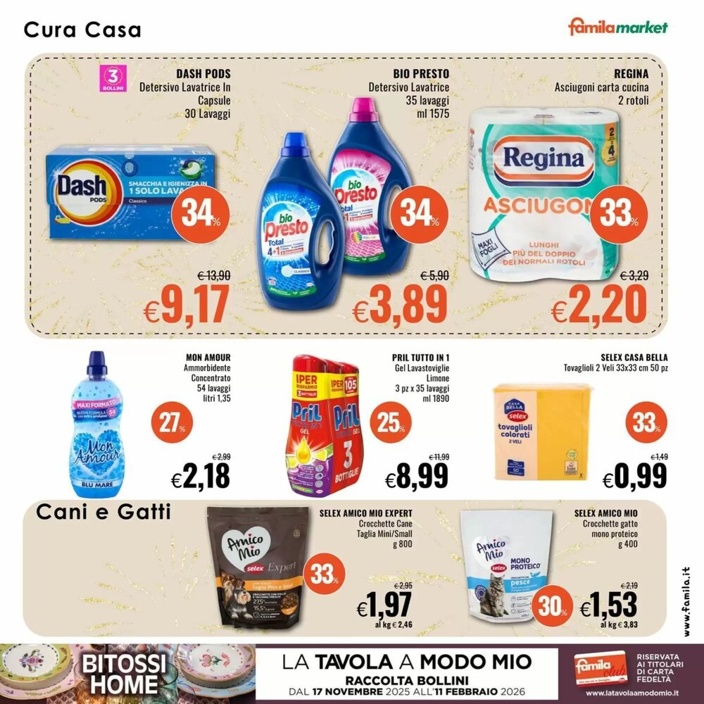 Volantino promozionale Famila Market  valide dal 27/12/2025 - Pagina 21.