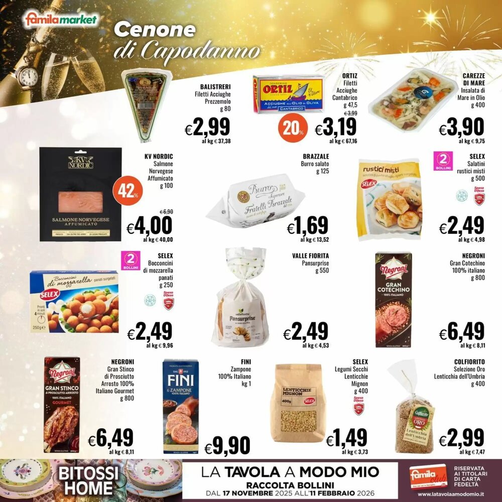 Volantino promozionale Famila Market  valide dal 27/12/2025 - Pagina 4.
