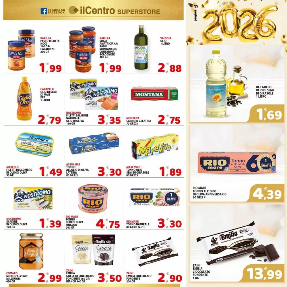 Volantino promozionale Il Centro Superstore  valide dal 27/12/2025 - Pagina 11.