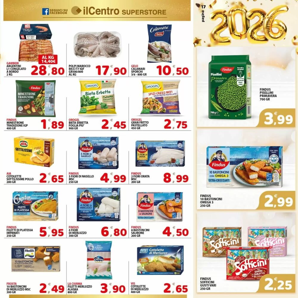 Volantino promozionale Il Centro Superstore  valide dal 27/12/2025 - Pagina 17.