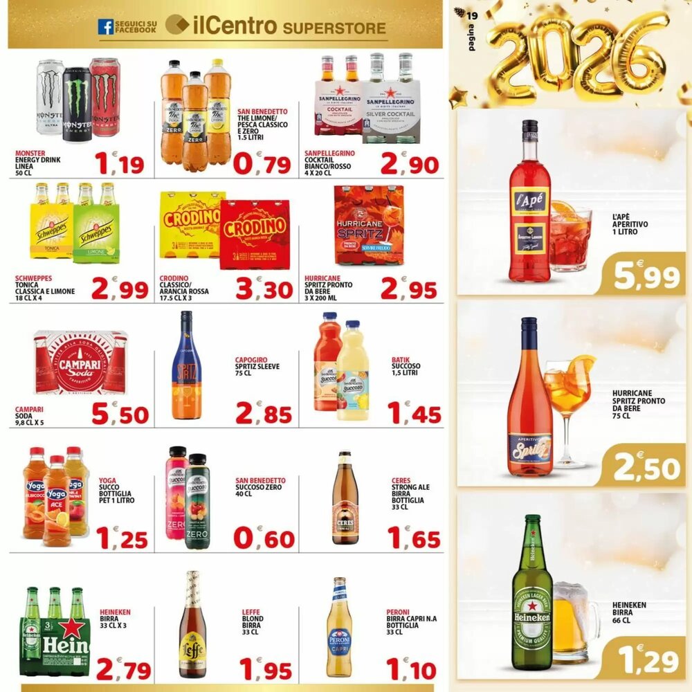 Volantino promozionale Il Centro Superstore  valide dal 27/12/2025 - Pagina 19.