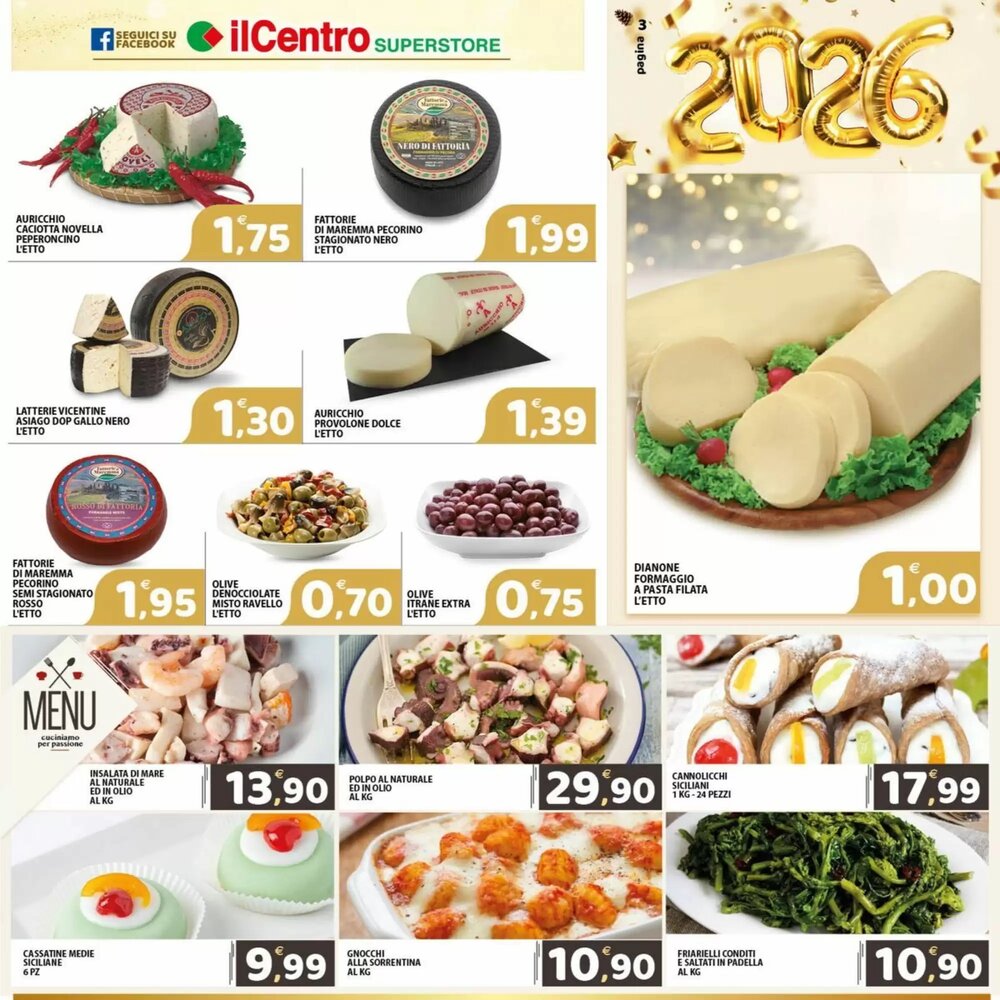 Volantino promozionale Il Centro Superstore  valide dal 27/12/2025 - Pagina 3.