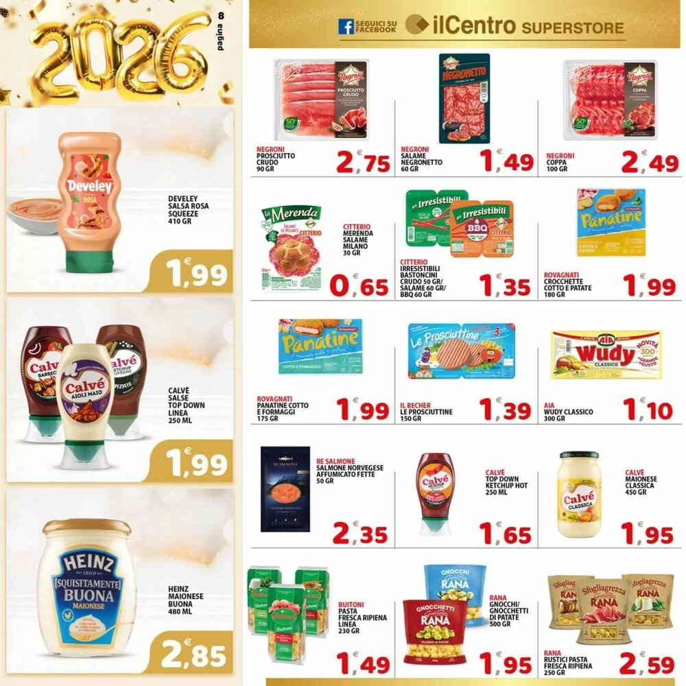 Volantino promozionale Il Centro Superstore  valide dal 27/12/2025 - Pagina 8.