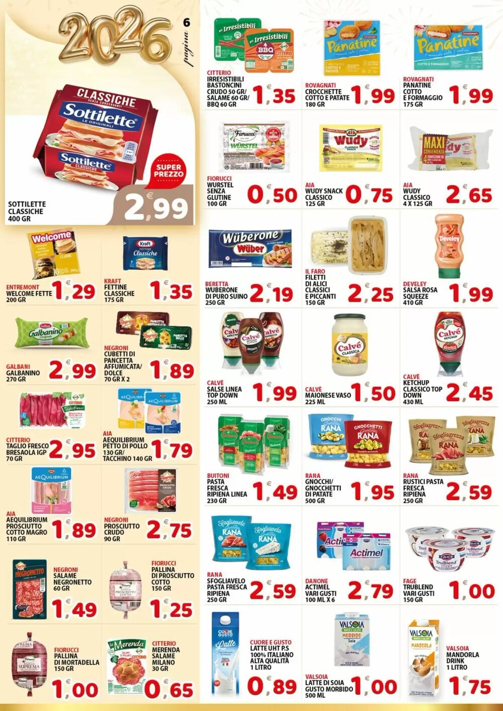 Volantino promozionale Premium Supermercati  valide dal 27/12/2025 - Pagina 6.