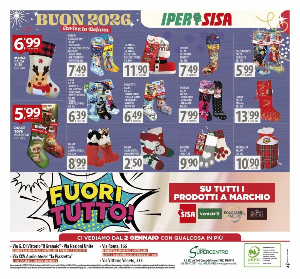 Volantino promozionale IperSisa  valide dal 27/12/2025 - Pagina 16.