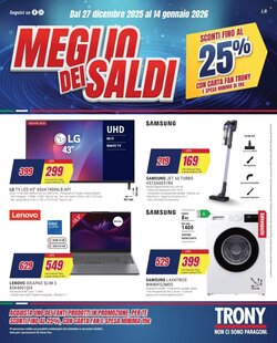 Volantino promozionale Trony  valide dal 27/12/2025
