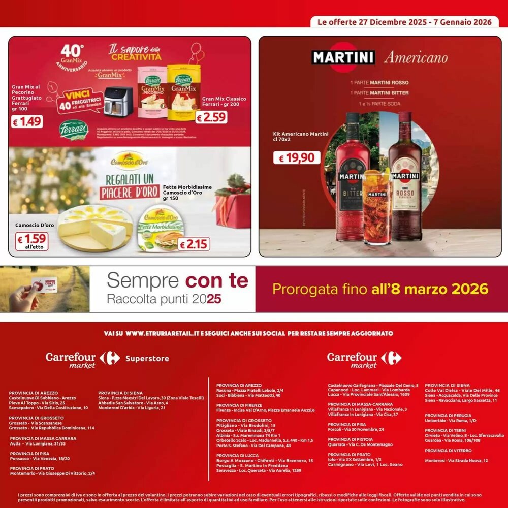 Volantino promozionale Carrefour Market  valide dal 27/12/2025 - Pagina 16.