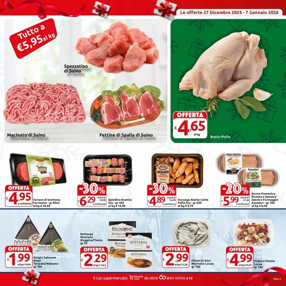 Volantino promozionale Carrefour Market  valide dal 27/12/2025 - Pagina 3.