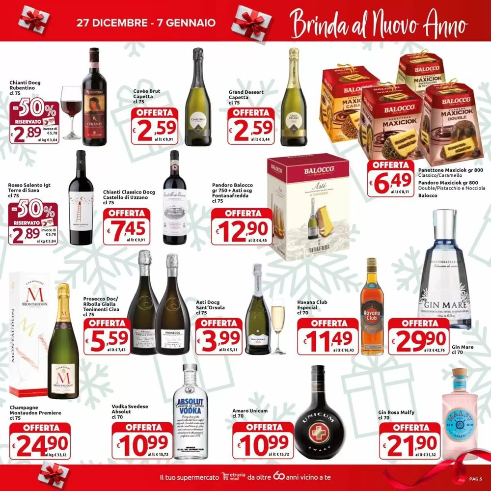 Volantino promozionale Carrefour Market  valide dal 27/12/2025 - Pagina 5.