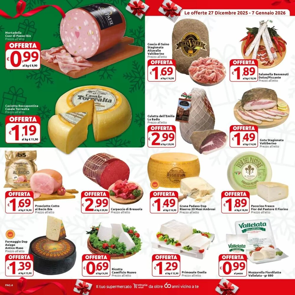 Volantino promozionale Carrefour Market  valide dal 27/12/2025 - Pagina 6.