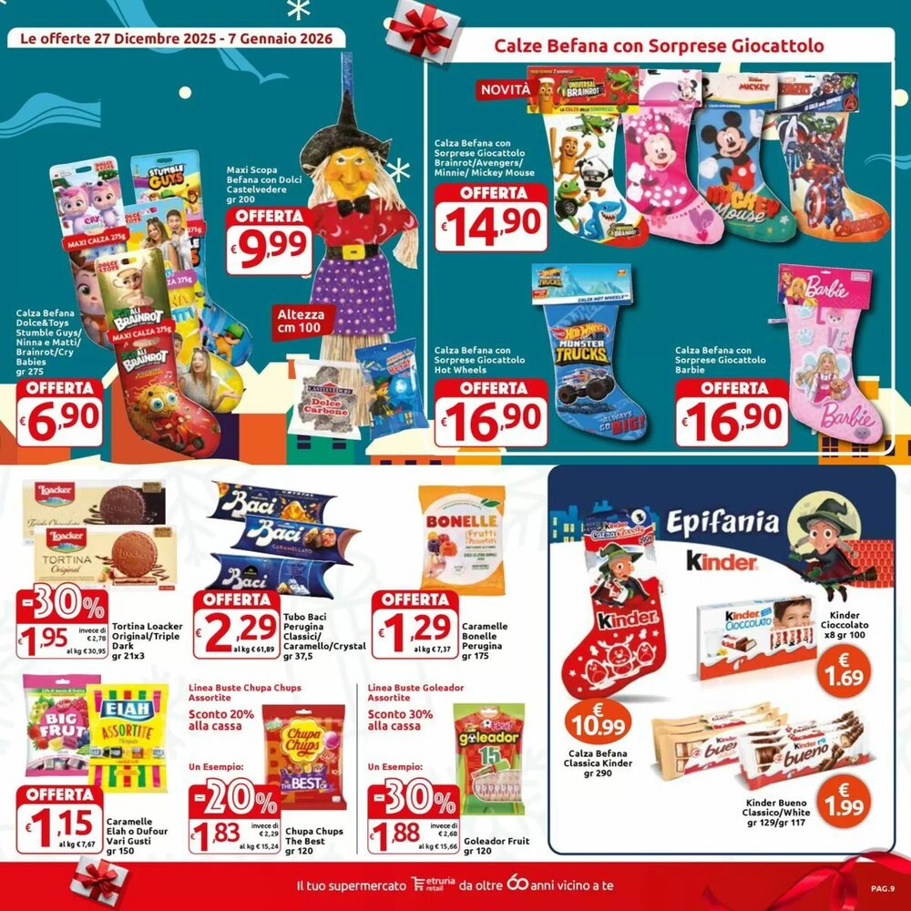 Volantino promozionale Carrefour Market  valide dal 27/12/2025 - Pagina 9.